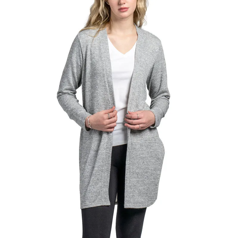 Weightless Lounge Cardigan-Gray