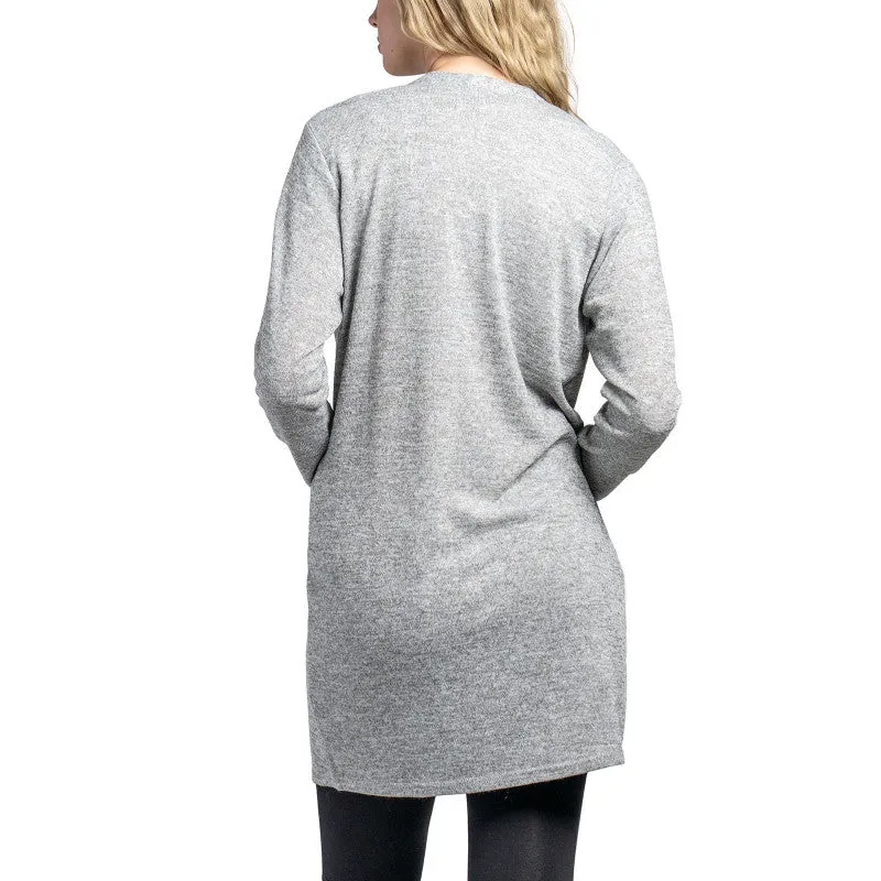 Weightless Lounge Cardigan-Gray